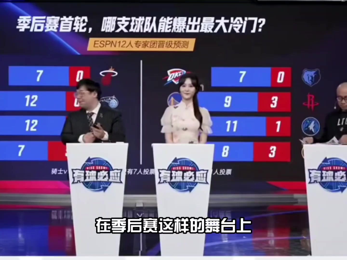 楊毅火勇會(huì)打的很激烈 但火箭沒(méi)有超巨 勇士最終會(huì)贏下系列賽